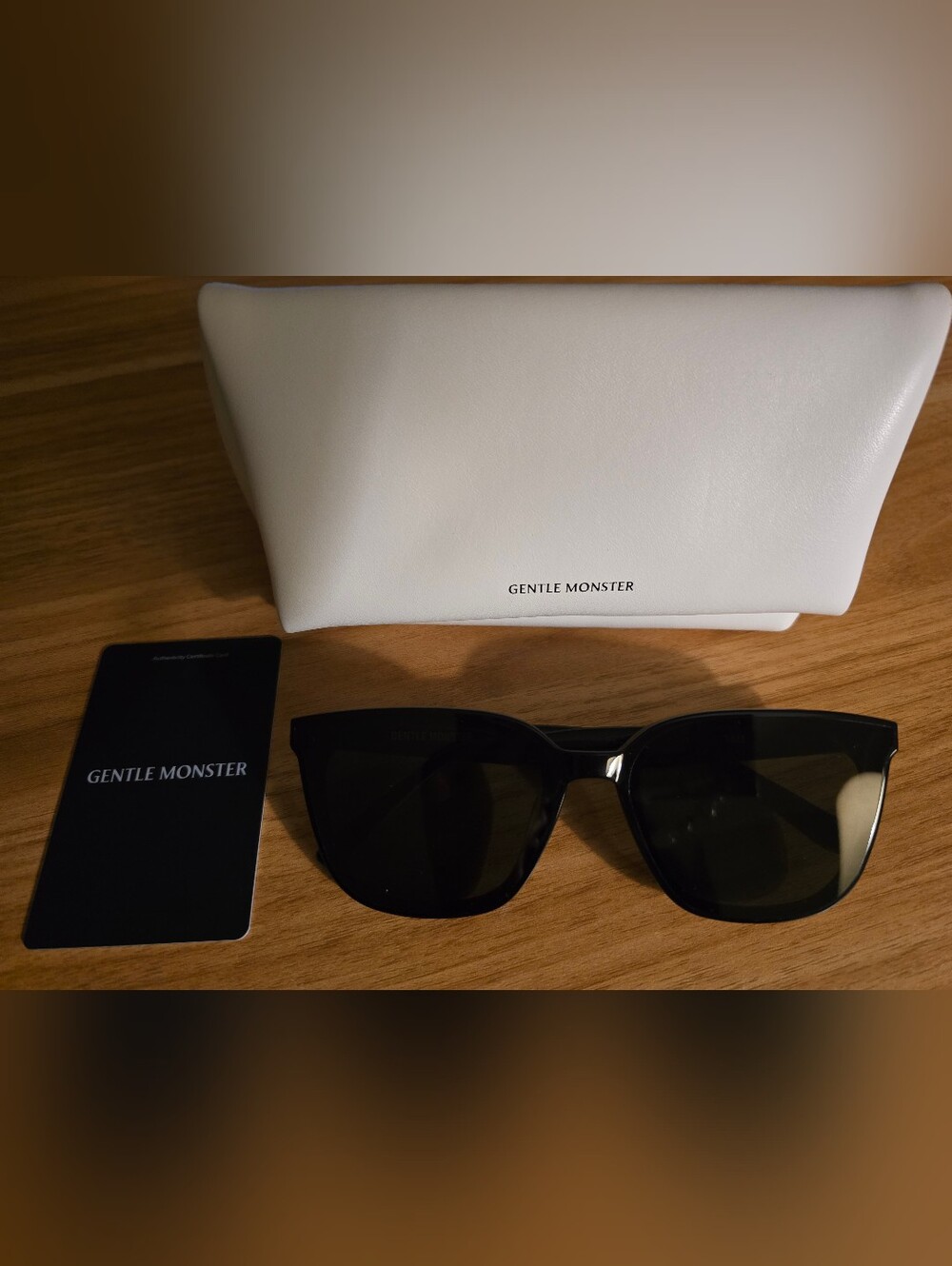 Gentle Monster Tam Black Sunglasses With Case & Authenticity Card